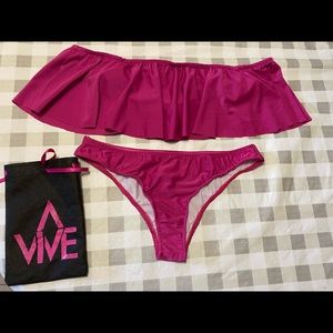 New no tags off the shoulder Brazilian bikini